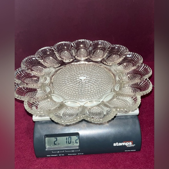 Vintage Cut Glass Egg Tray - Picture 4 of 8